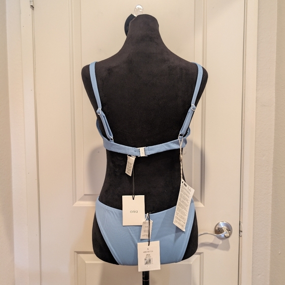 Onia Bikini Set! Sea Blue Size Small D Cup Bikini Top - Picture 9 of 10